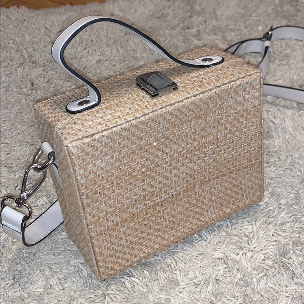 Straw crossbody bag WORN ONCE